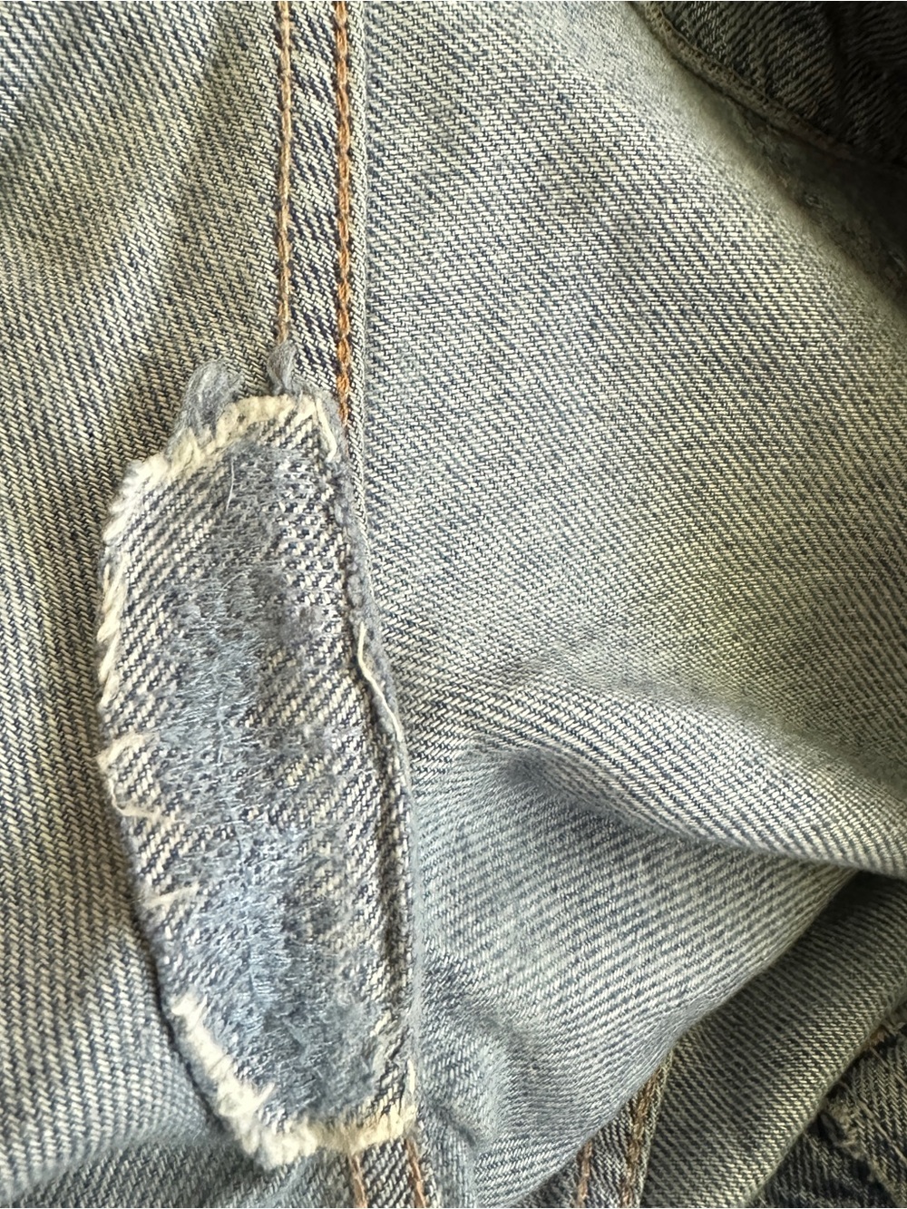 Free People WE THE FREE baggy jeans size 28 X 32 / 11.5” rise - Picture 7 of 8